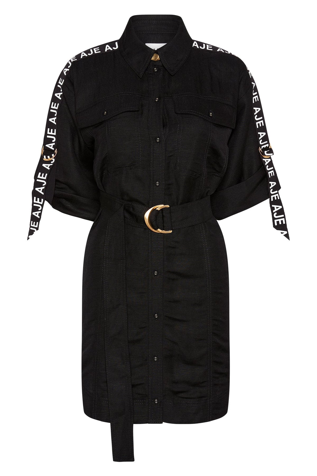 Women Signal Logo Shirt Mini Dress | Aje