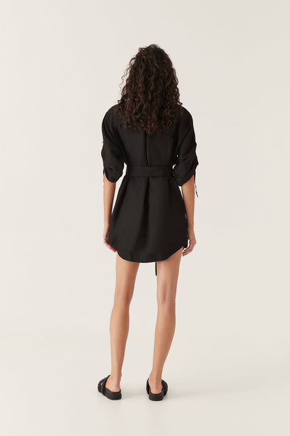 Women Signal Logo Shirt Mini Dress | Aje