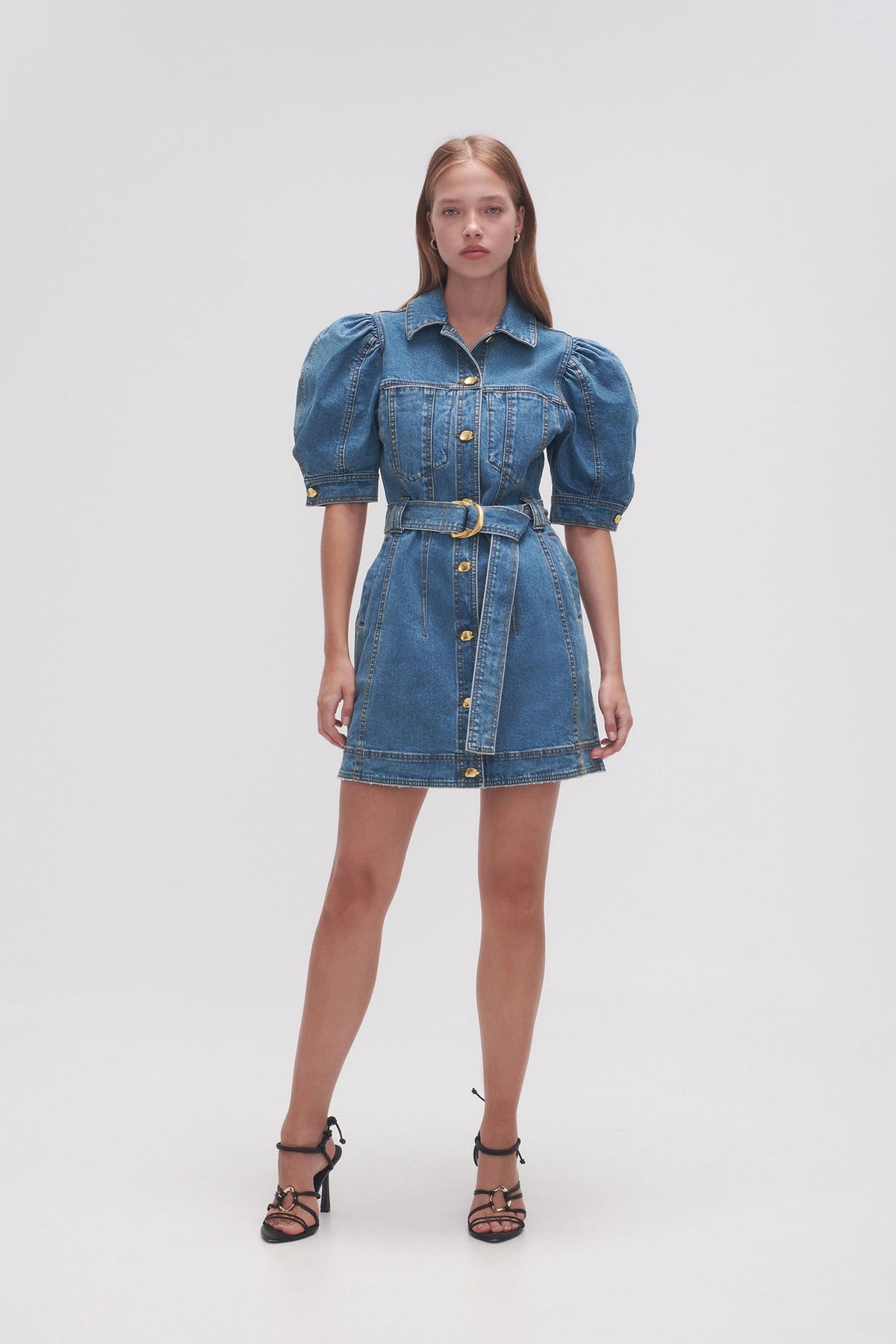 Women Adriana Puff Sleeve Mini Dress | Aje