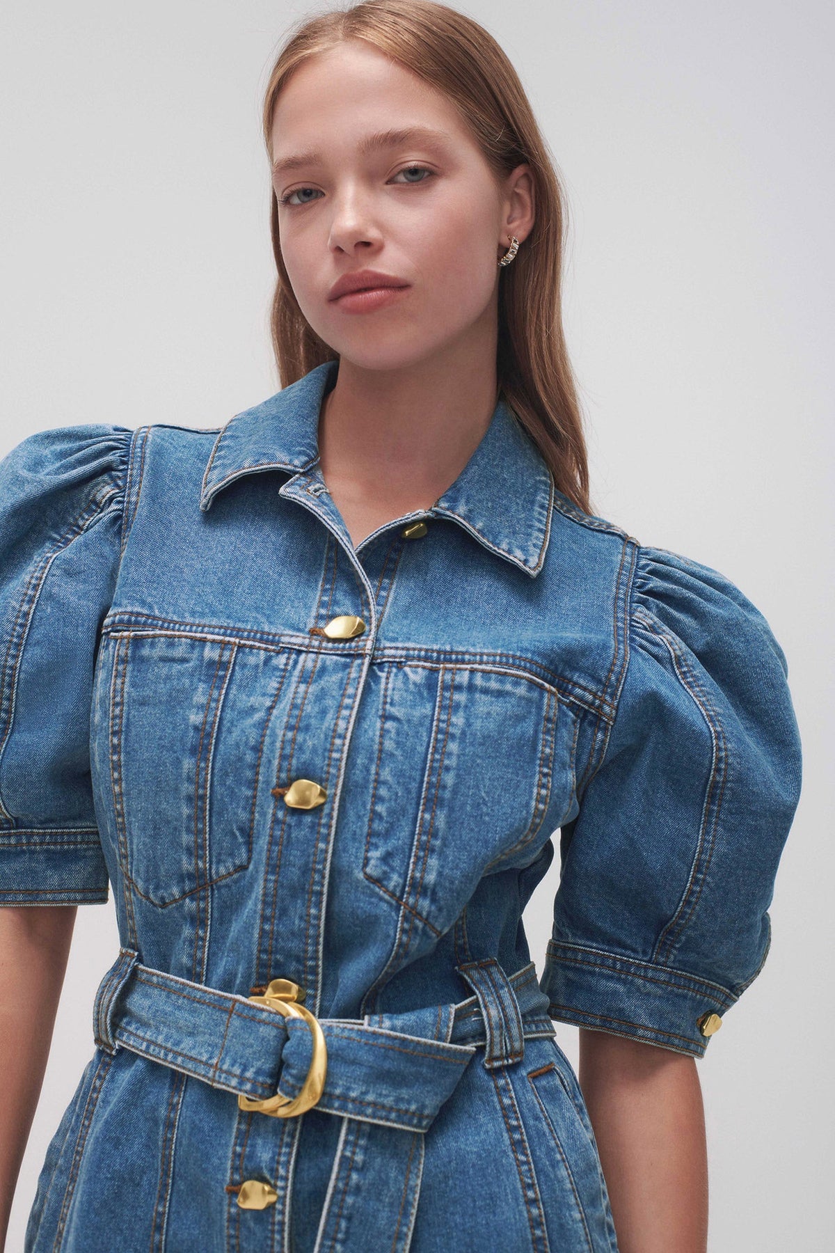 Women Adriana Puff Sleeve Mini Dress | Aje