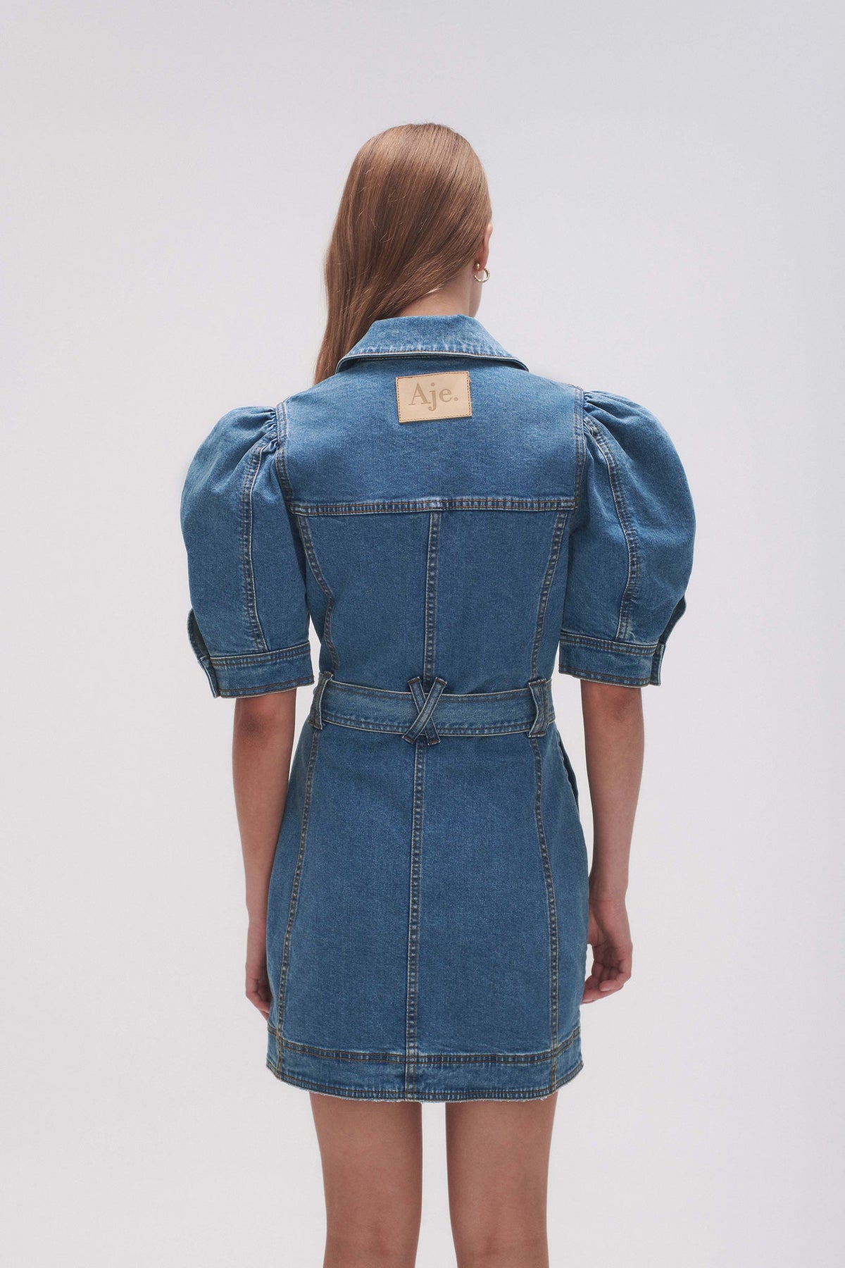 Women Adriana Puff Sleeve Mini Dress | Aje