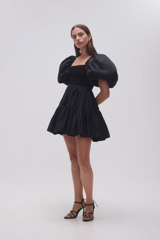 Women Casa Puff Sleeve Mini Dress | Aje