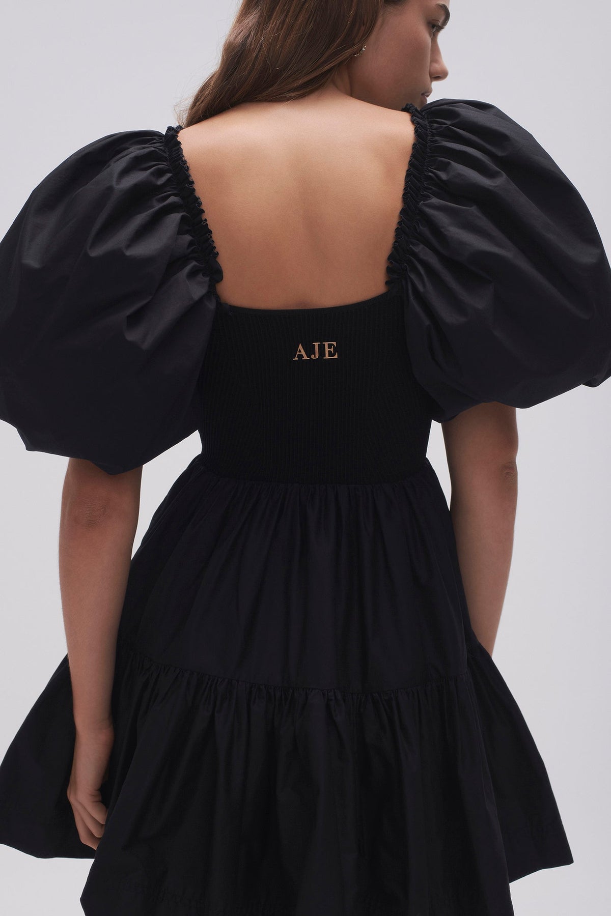 Women Casa Puff Sleeve Mini Dress | Aje