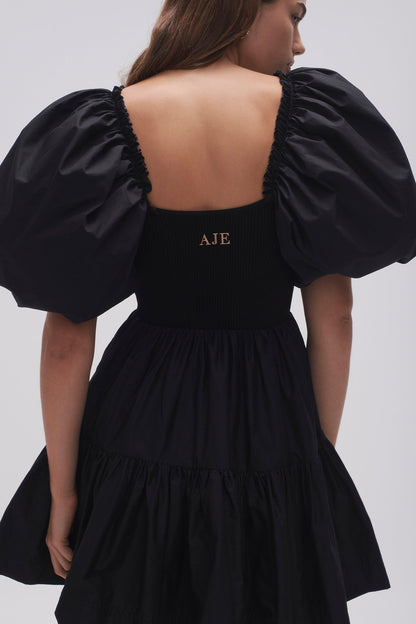Women Casa Puff Sleeve Mini Dress | Aje