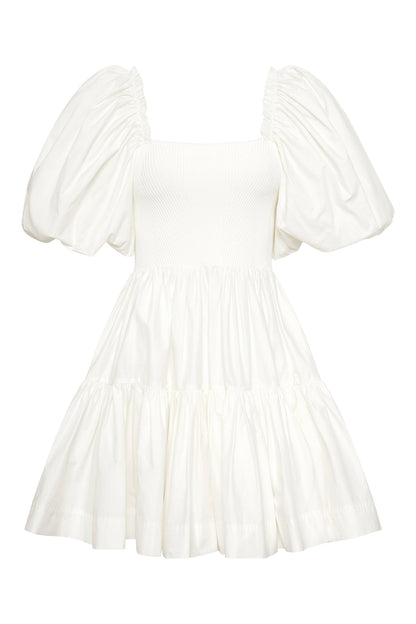 Women Casa Puff Sleeve Mini Dress | Aje