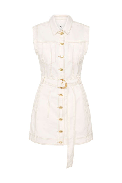 Women Darcie Denim Mini Dress | Aje