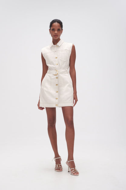 Women Darcie Denim Mini Dress | Aje