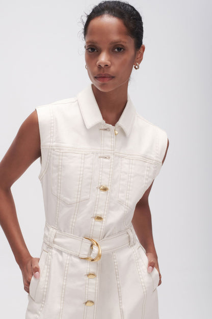 Women Darcie Denim Mini Dress | Aje