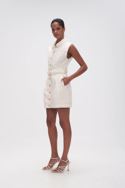 Women Darcie Denim Mini Dress | Aje
