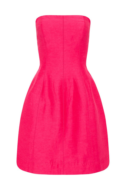 Women Baret Strapless Mini Dress | Aje