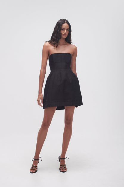 Women Baret Strapless Mini Dress | Aje