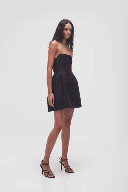 Women Baret Strapless Mini Dress | Aje
