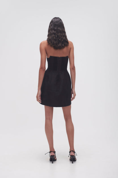 Women Baret Strapless Mini Dress | Aje