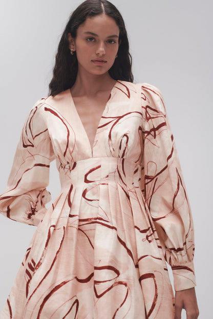 Women Amelia Plunge Mini Dress | Aje