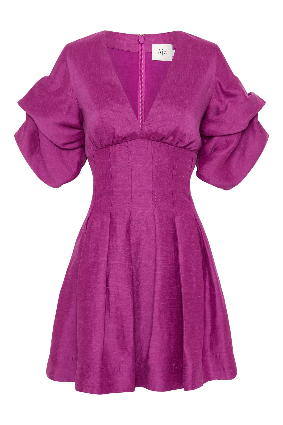 Women Adelie Puff Sleeve Mini Dress | Aje