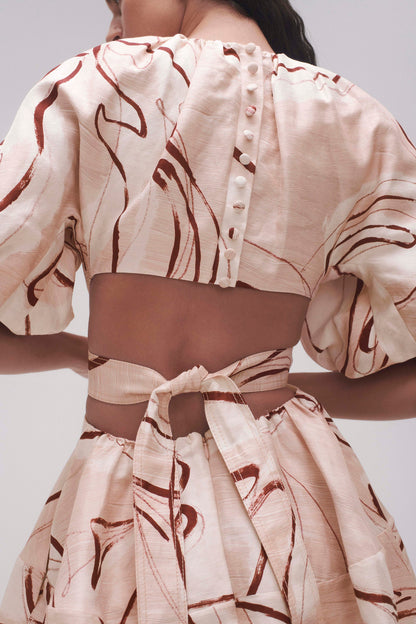 Women Psychedelia Cut Out Mini Dress | Aje