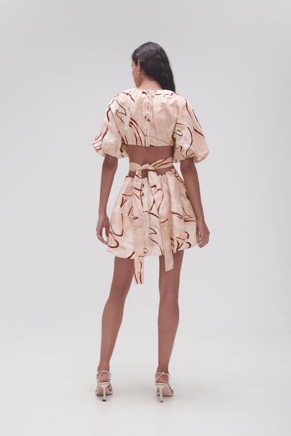 Women Psychedelia Cut Out Mini Dress | Aje