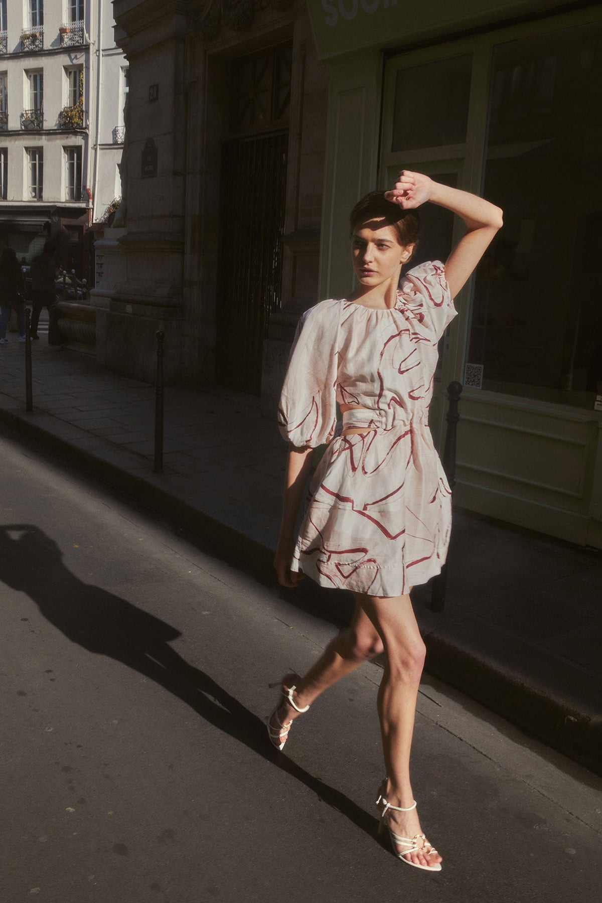 Women Psychedelia Cut Out Mini Dress | Aje
