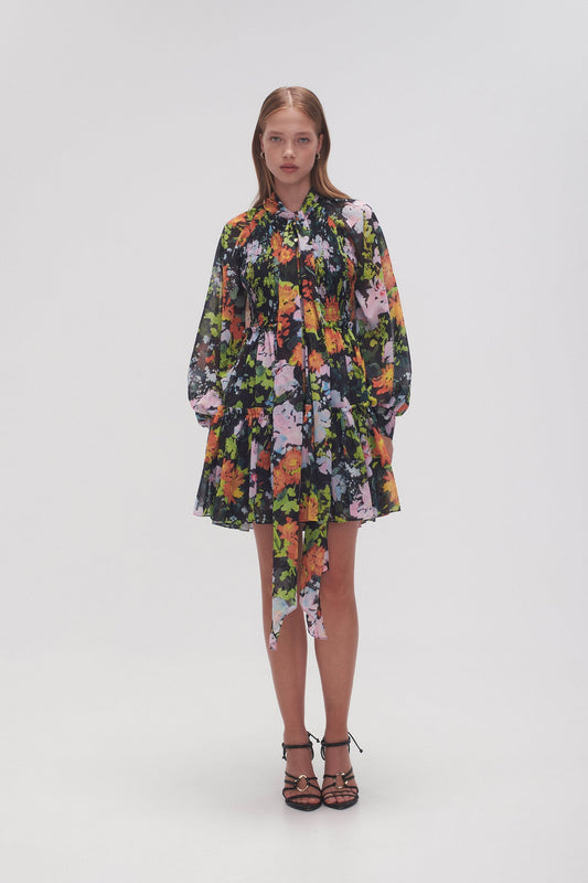 Women Marlowe Shirred Mini Dress | Aje