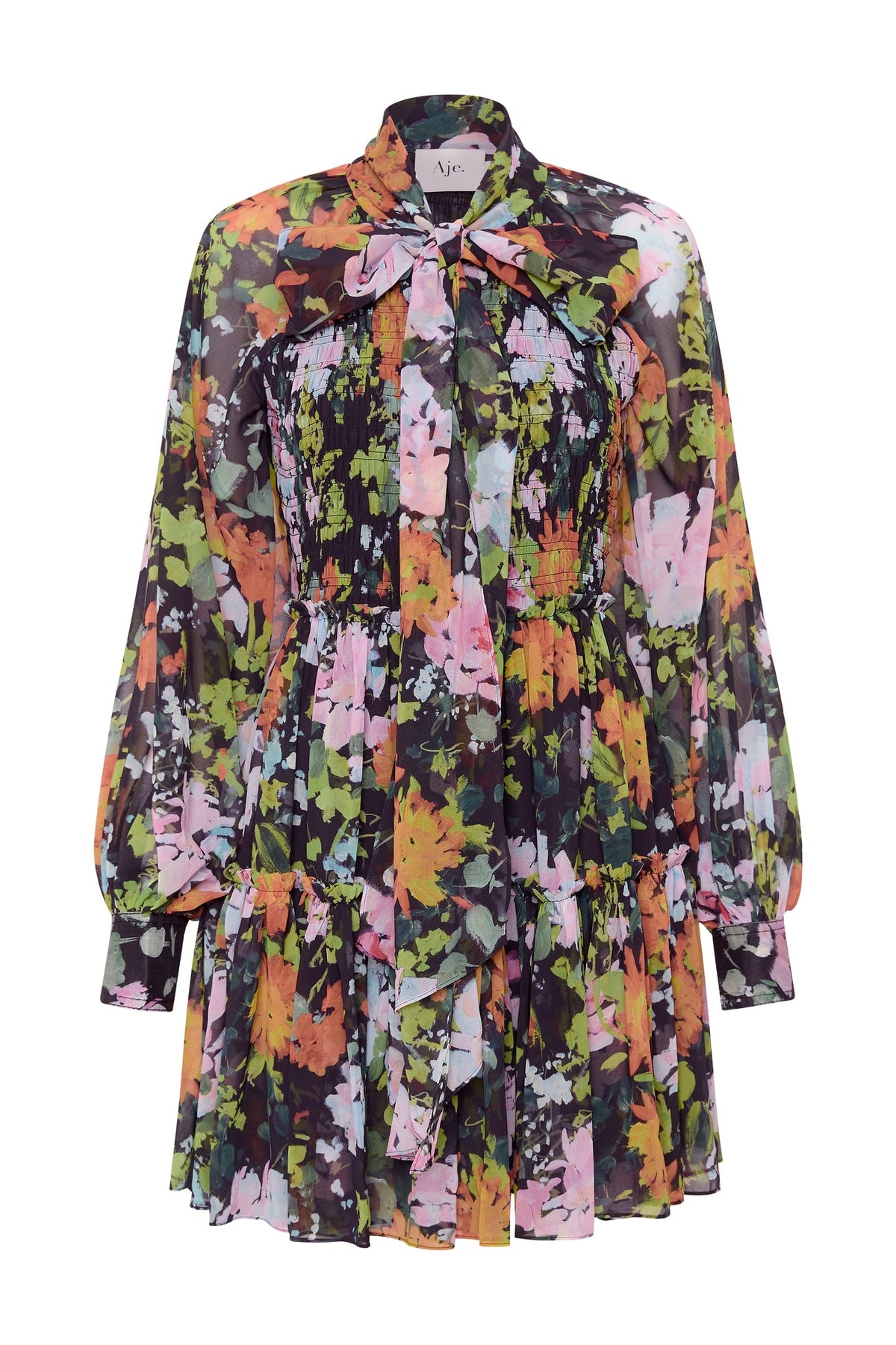 Women Marlowe Shirred Mini Dress | Aje