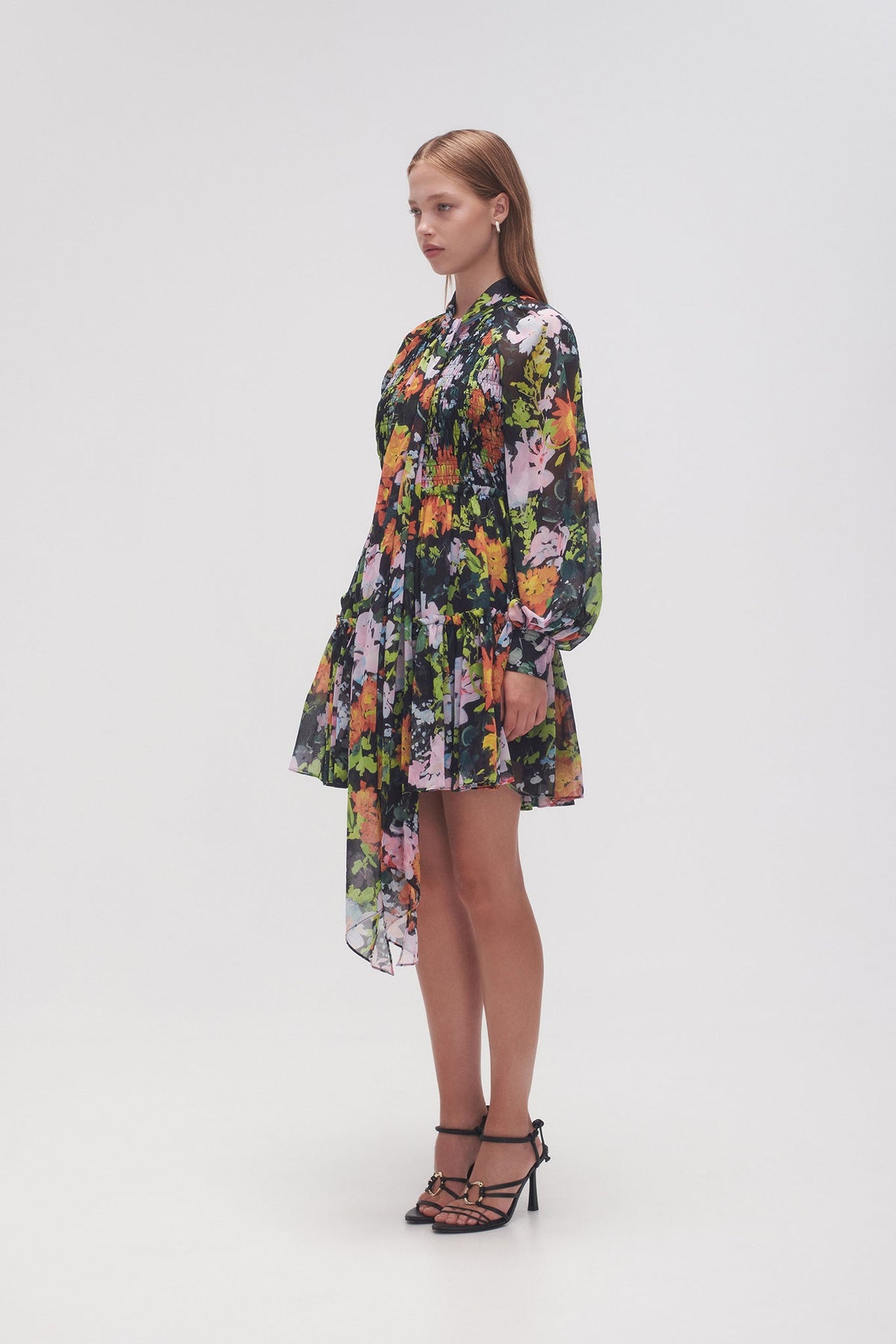 Women Marlowe Shirred Mini Dress | Aje