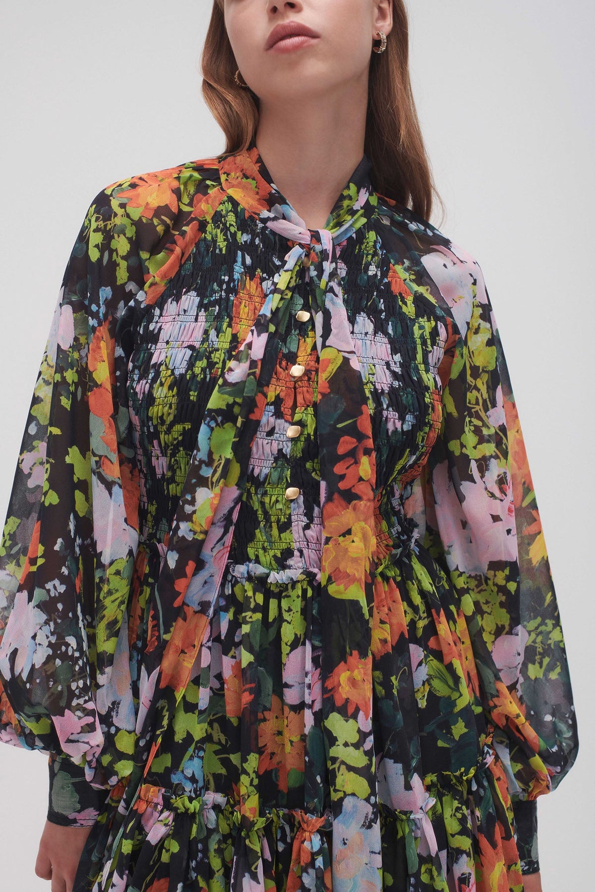 Women Marlowe Shirred Mini Dress | Aje