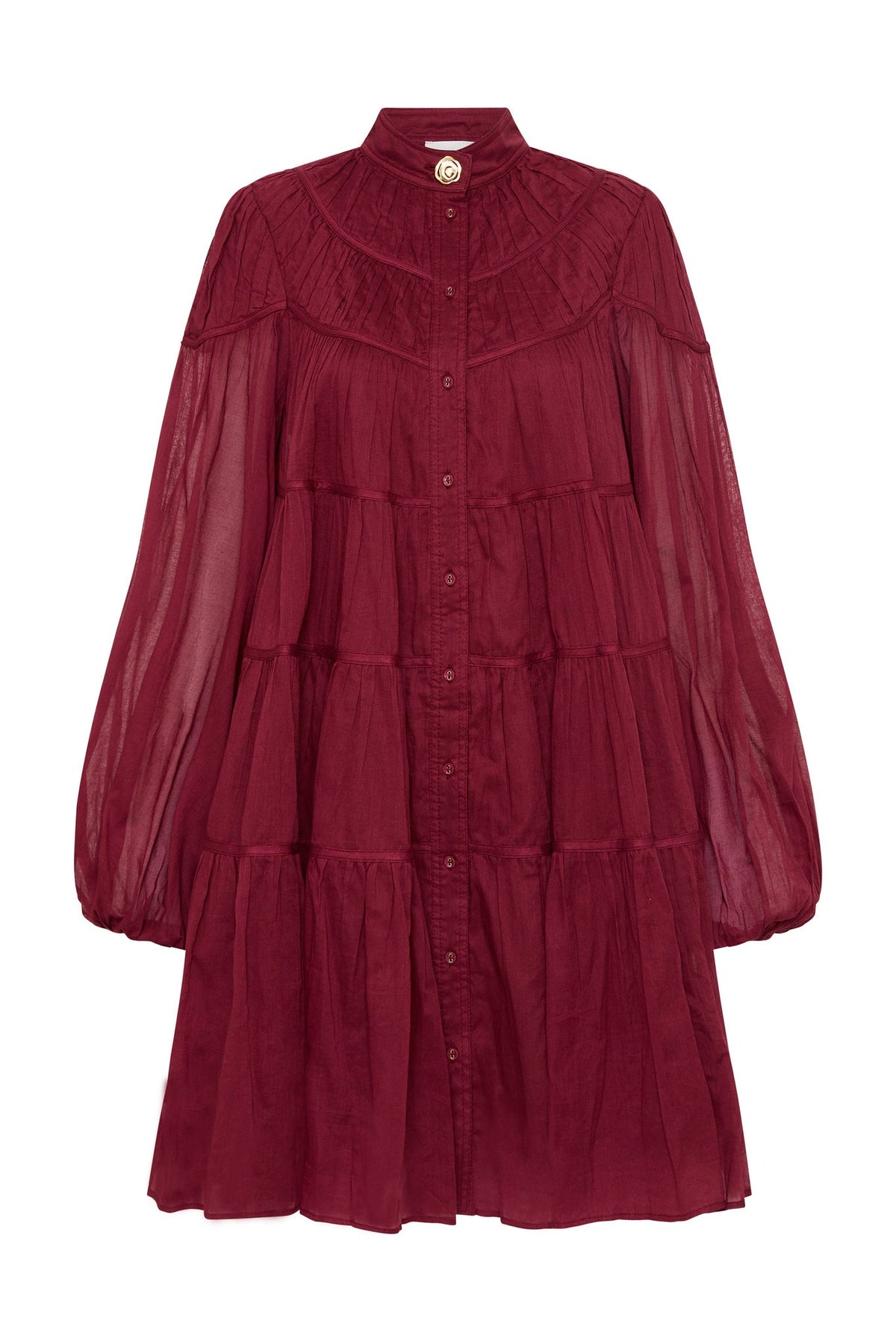 Women Erika Ruched Tier Mini Dress | Aje