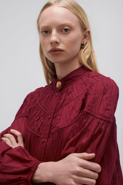Women Erika Ruched Tier Mini Dress | Aje