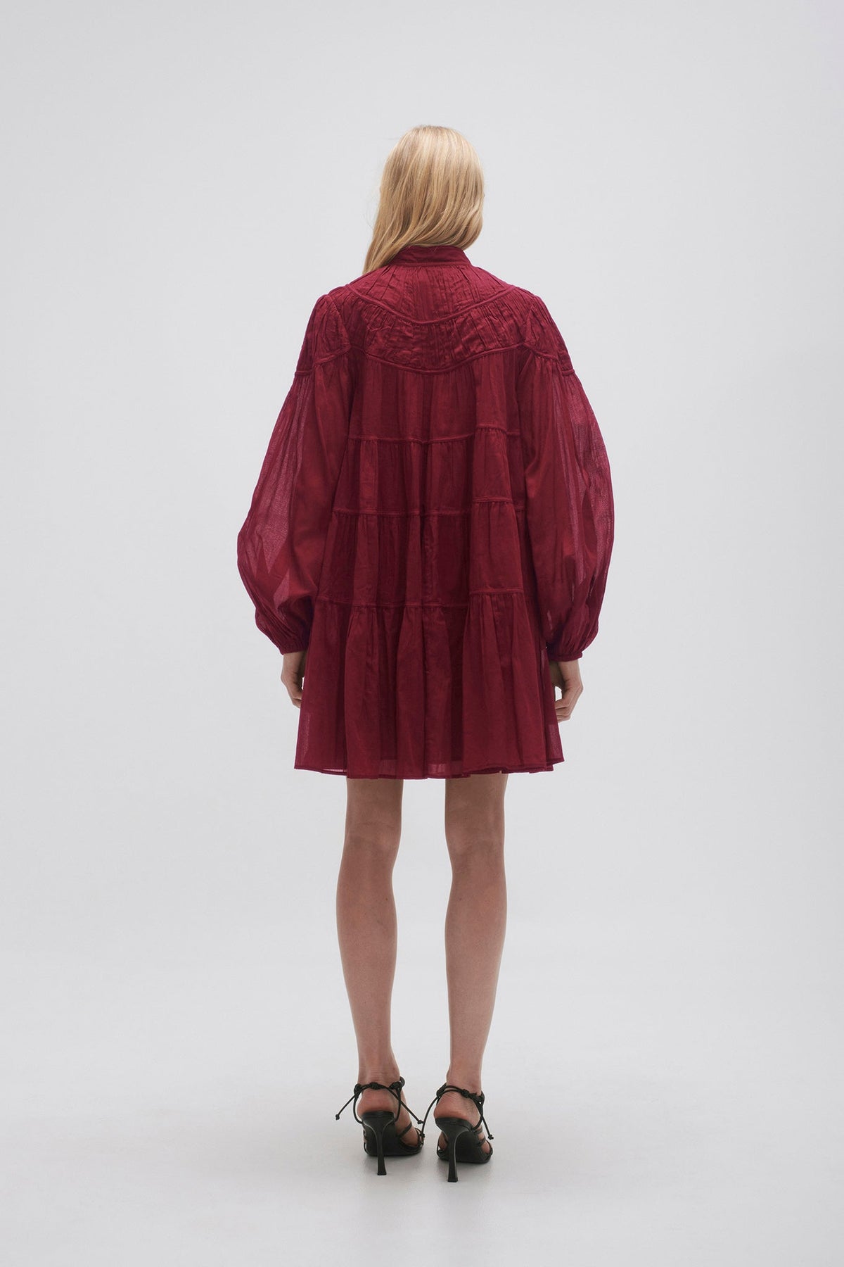Women Erika Ruched Tier Mini Dress | Aje