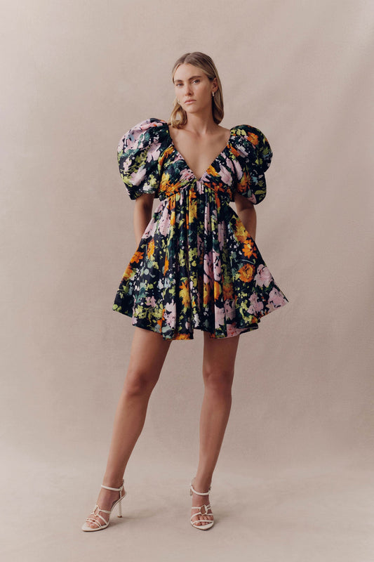 Women Gabrielle Plunge Mini Dress | Aje