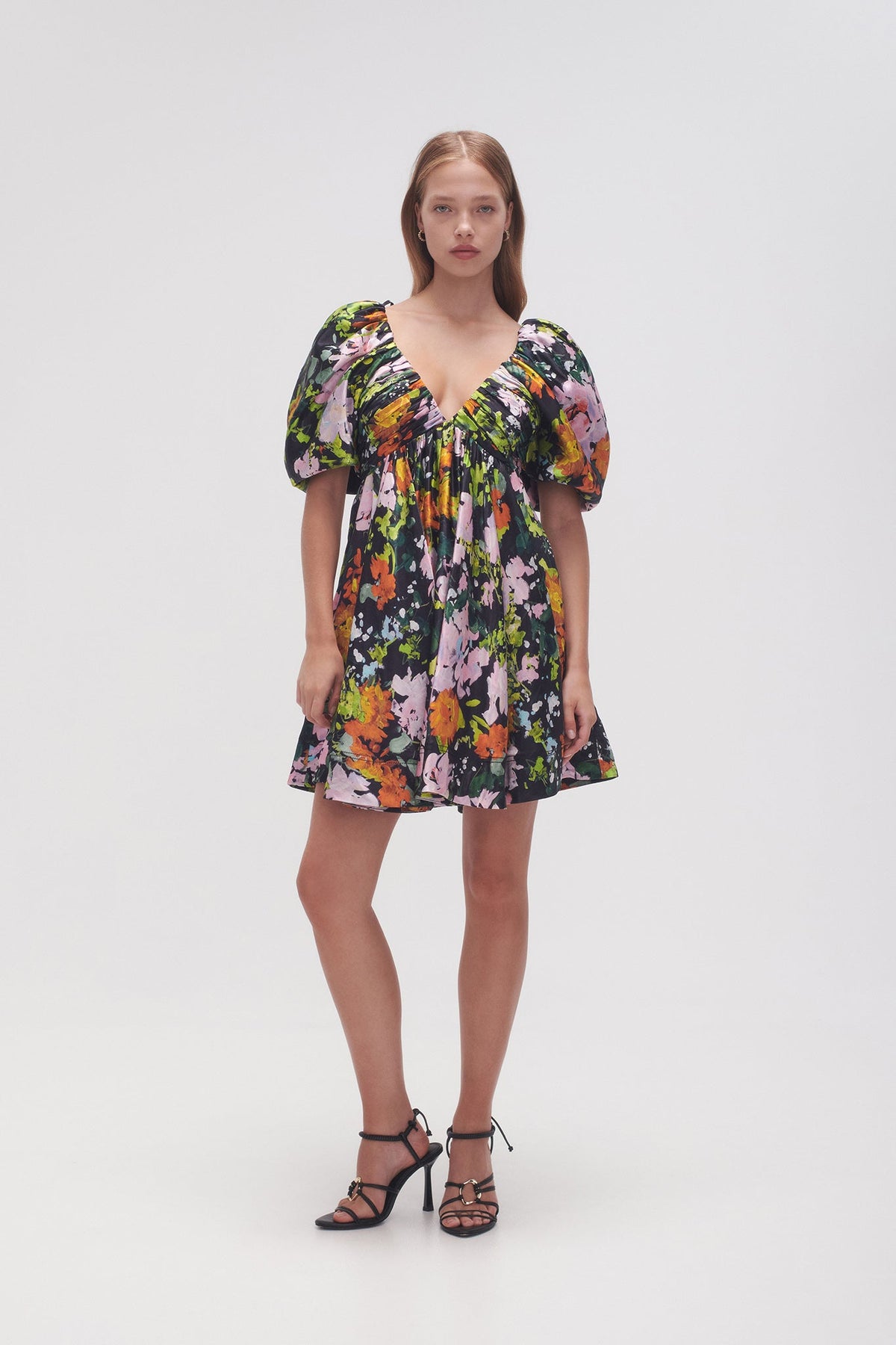Women Gabrielle Plunge Mini Dress | Aje