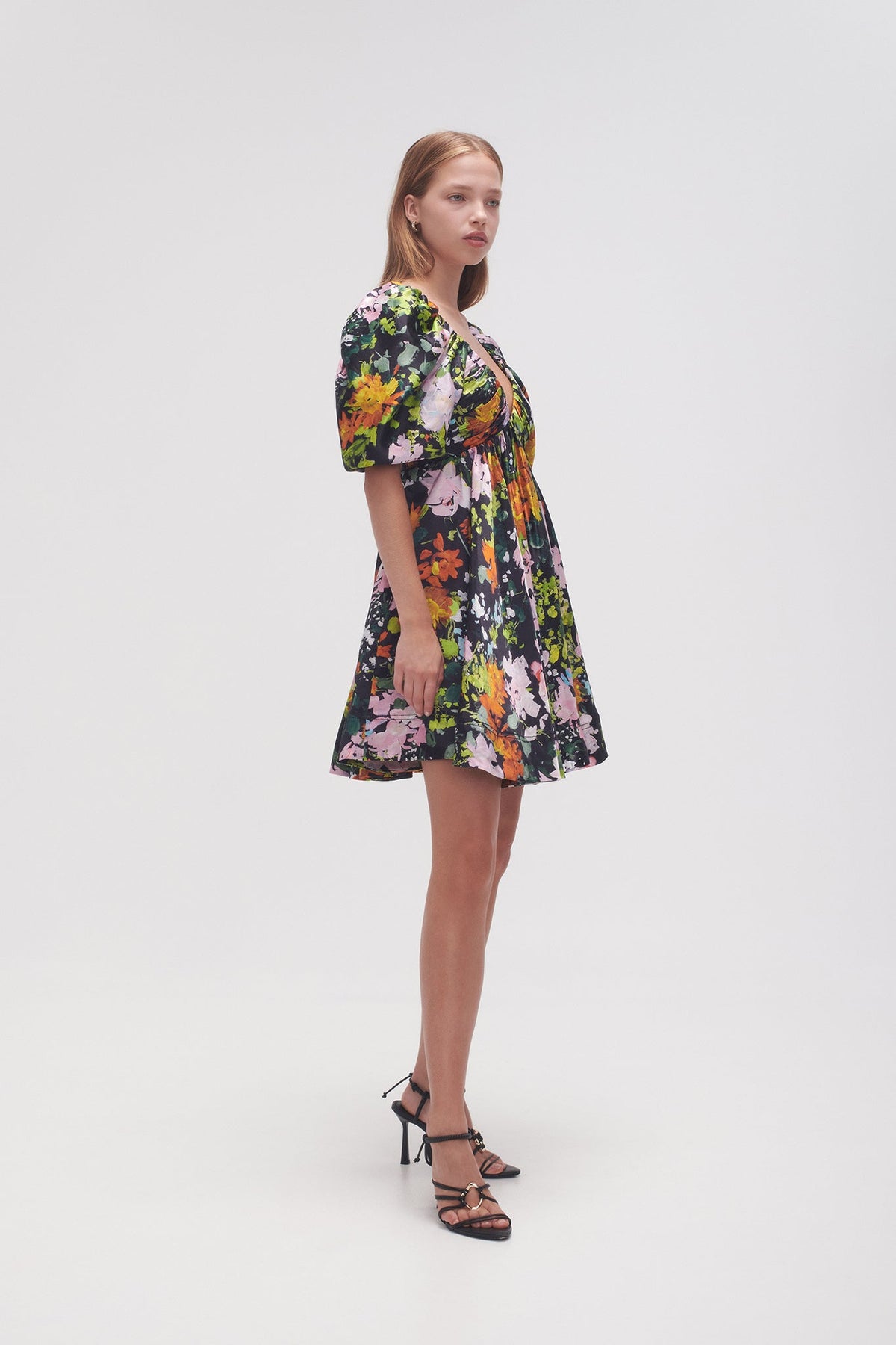 Women Gabrielle Plunge Mini Dress | Aje