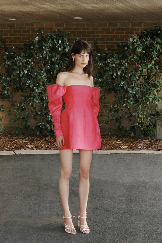 Women Baret Sleeved Mini Dress | Aje