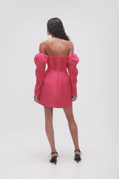 Women Baret Sleeved Mini Dress | Aje