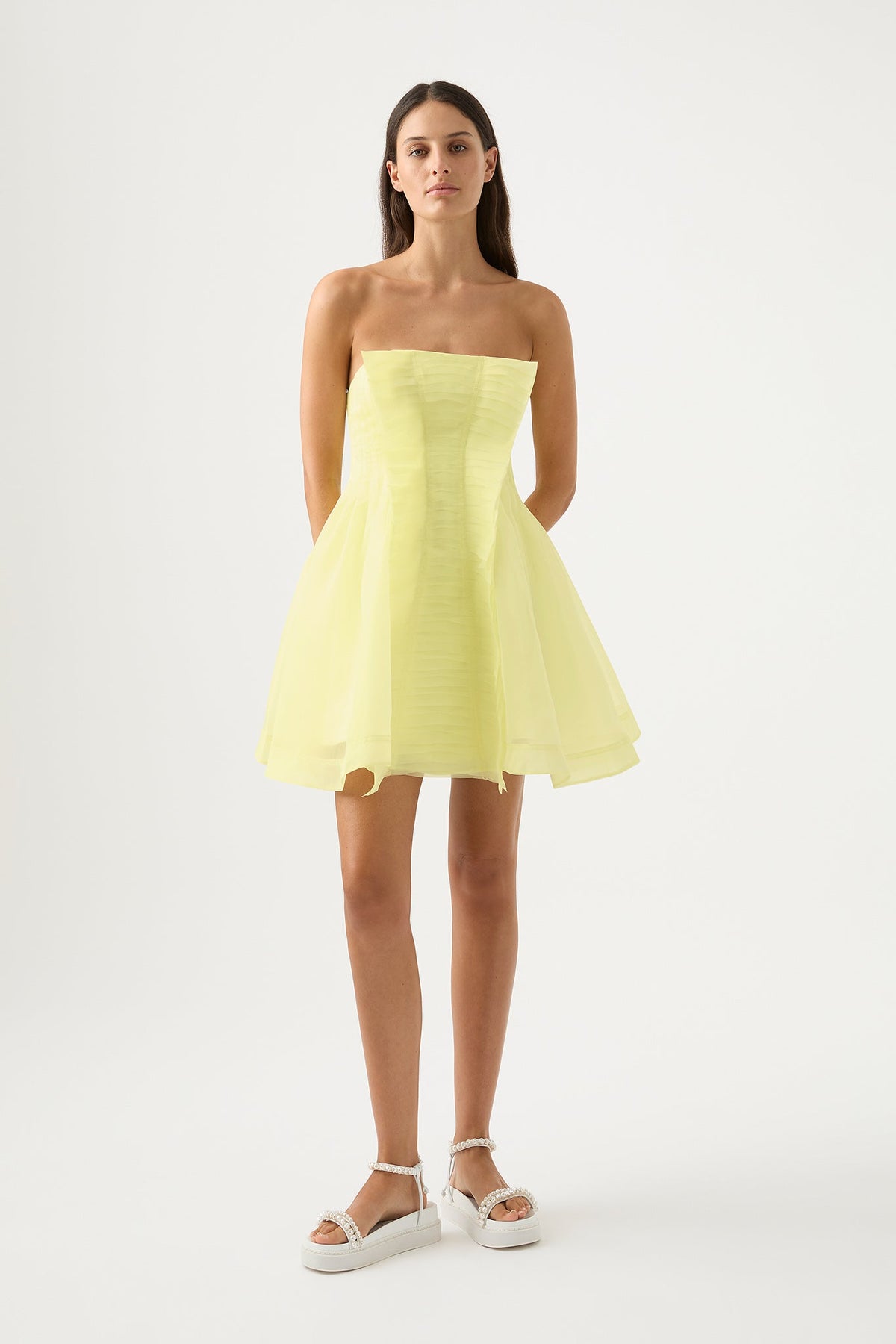 Women Astrid Strapless Mini Dress | Aje