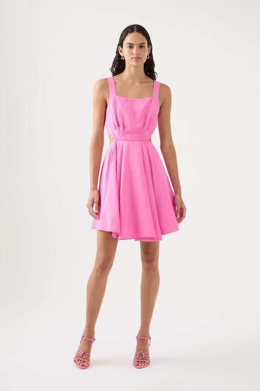 Women Clara Tie Back Mini Dress | Aje