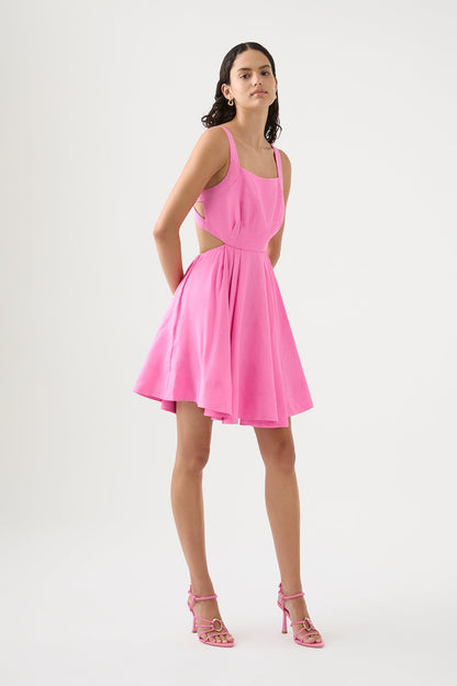 Women Clara Tie Back Mini Dress | Aje