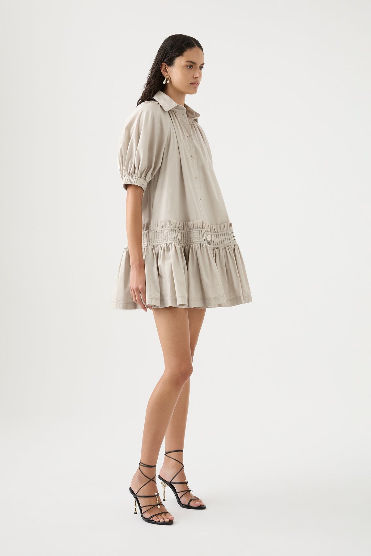 Women Novella Mini Smock Dress | Aje