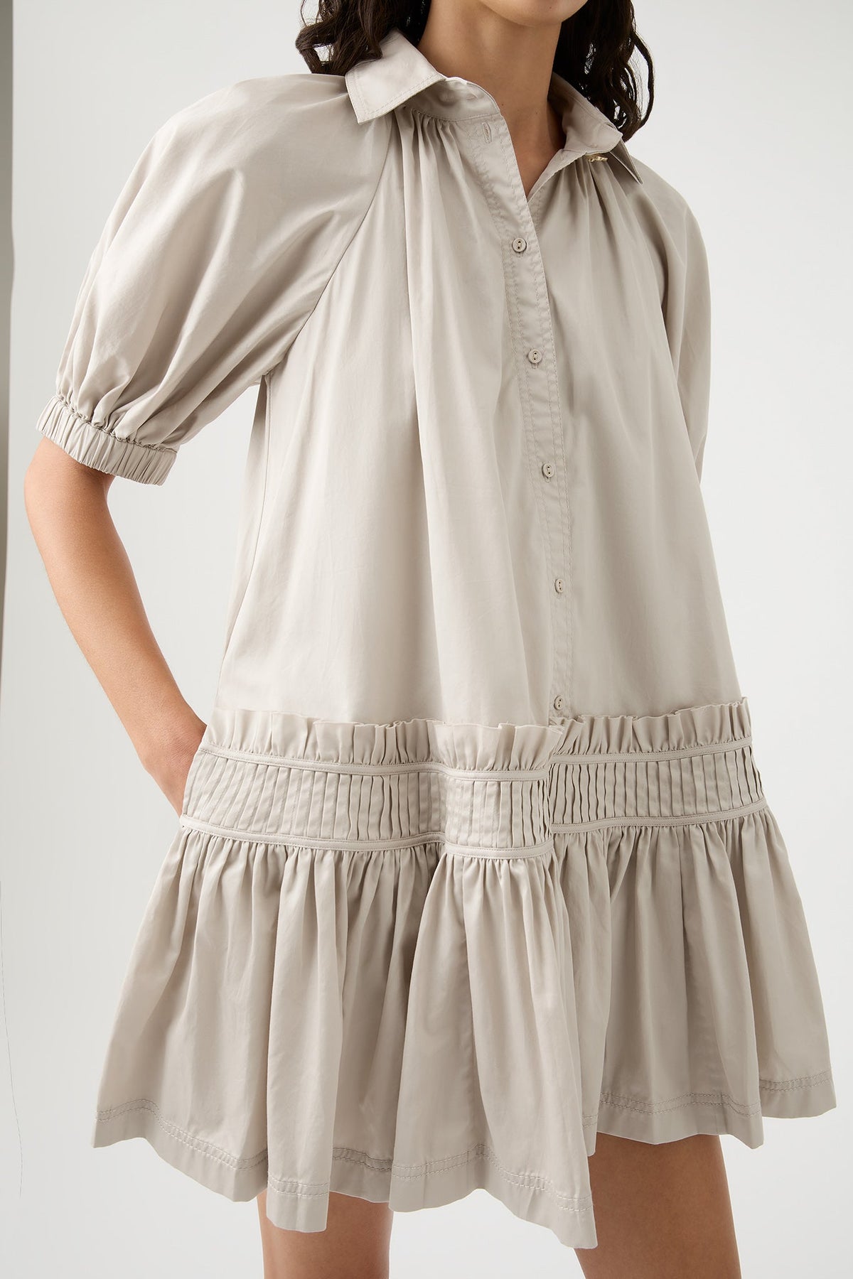 Women Novella Mini Smock Dress | Aje