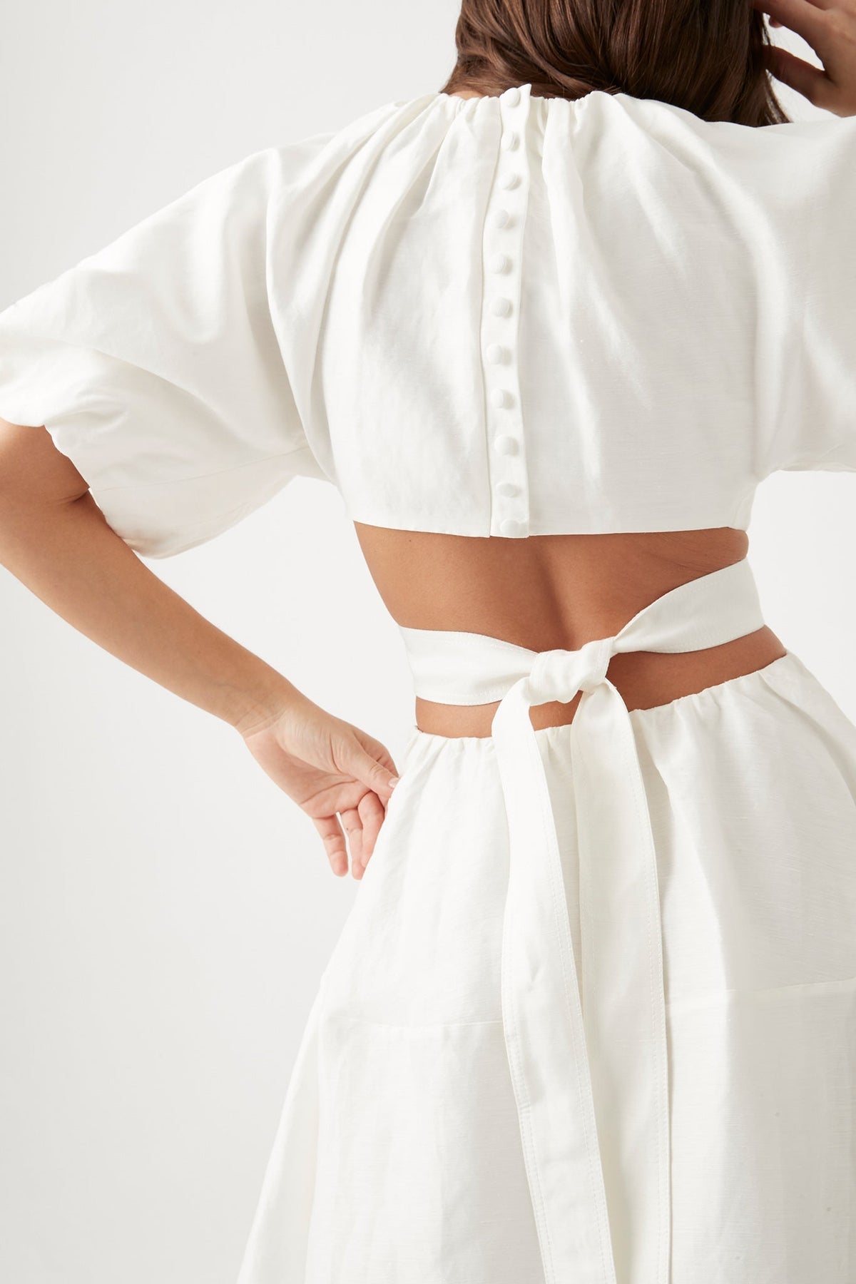 Women Mimosa Cut Out Midi Dress | Aje