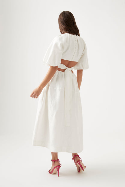 Women Mimosa Cut Out Midi Dress | Aje