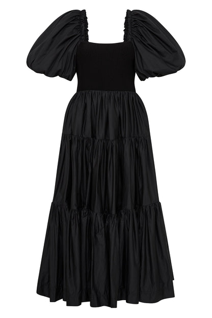 Women Casa Puff Sleeve Midi Dress | Aje