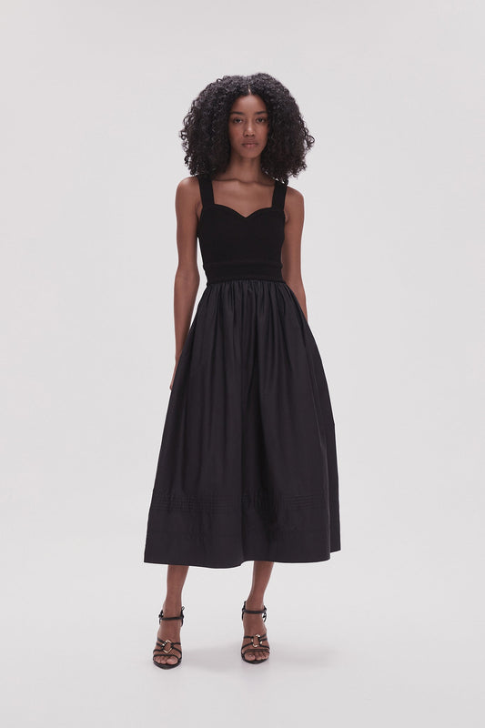 Women Romarin Knit Bodice Midi Dress | Aje