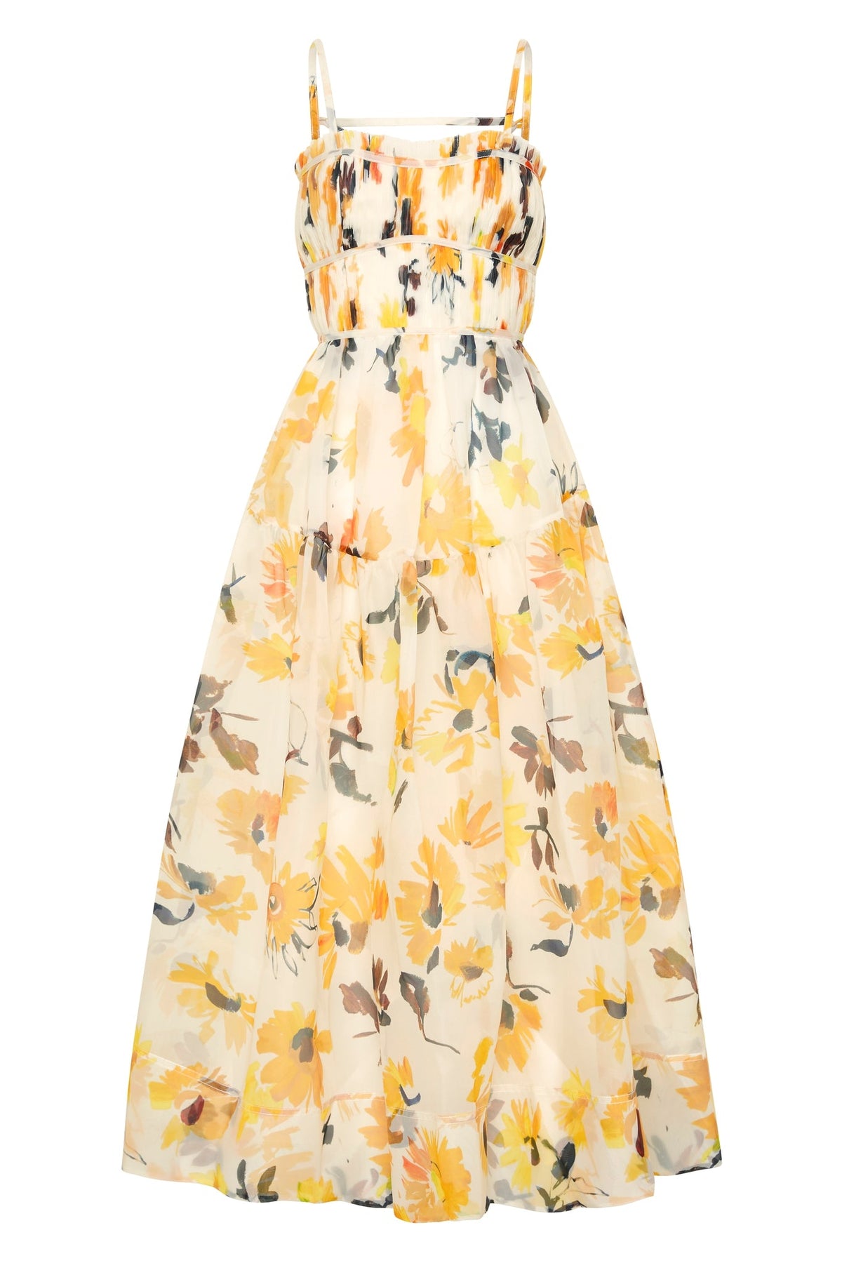 Women Botanica Cross Back Midi Dress | Aje