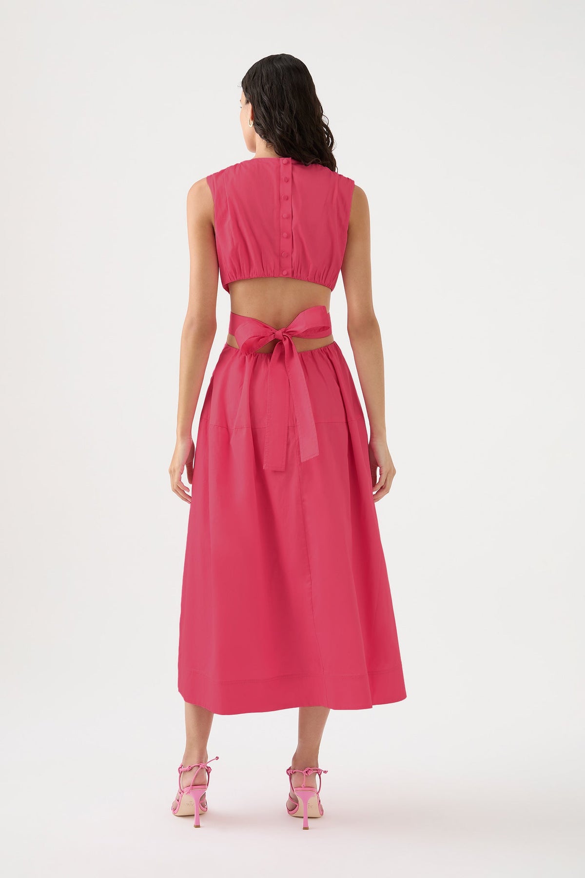 Women Zorina Tie Midi Dress | Aje