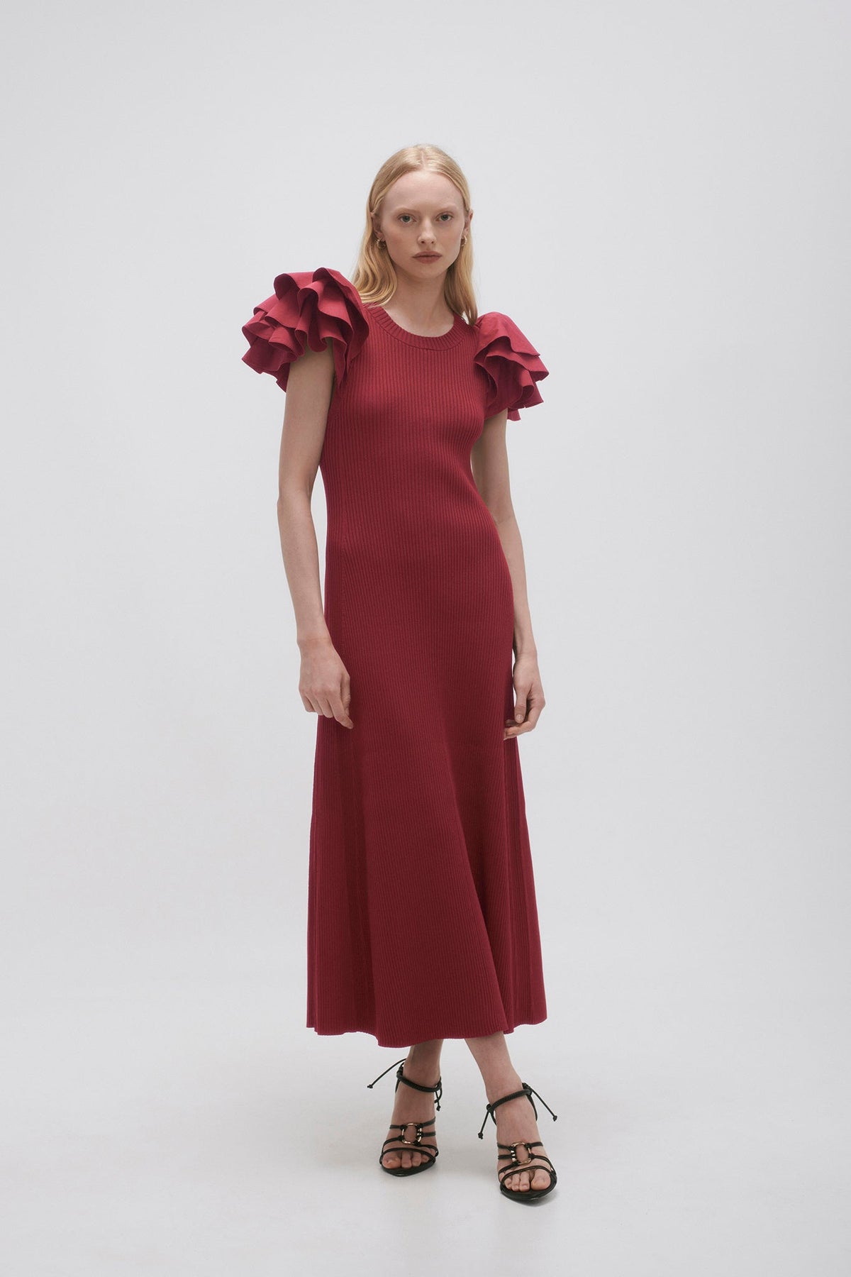 Women Questa Puff Midi Dress | Aje