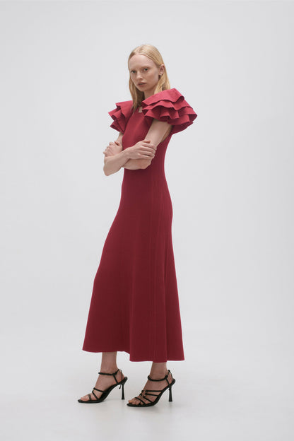 Women Questa Puff Midi Dress | Aje