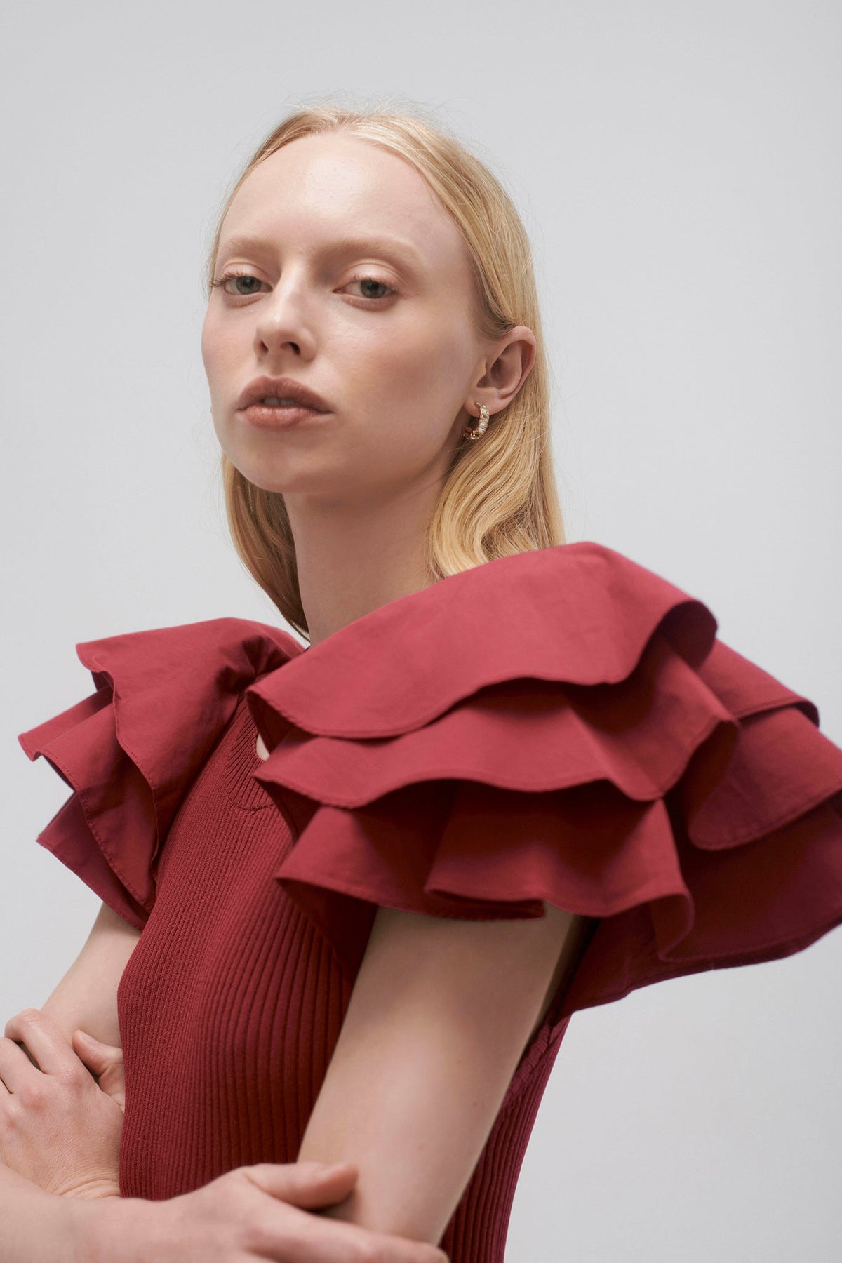 Women Questa Puff Midi Dress | Aje