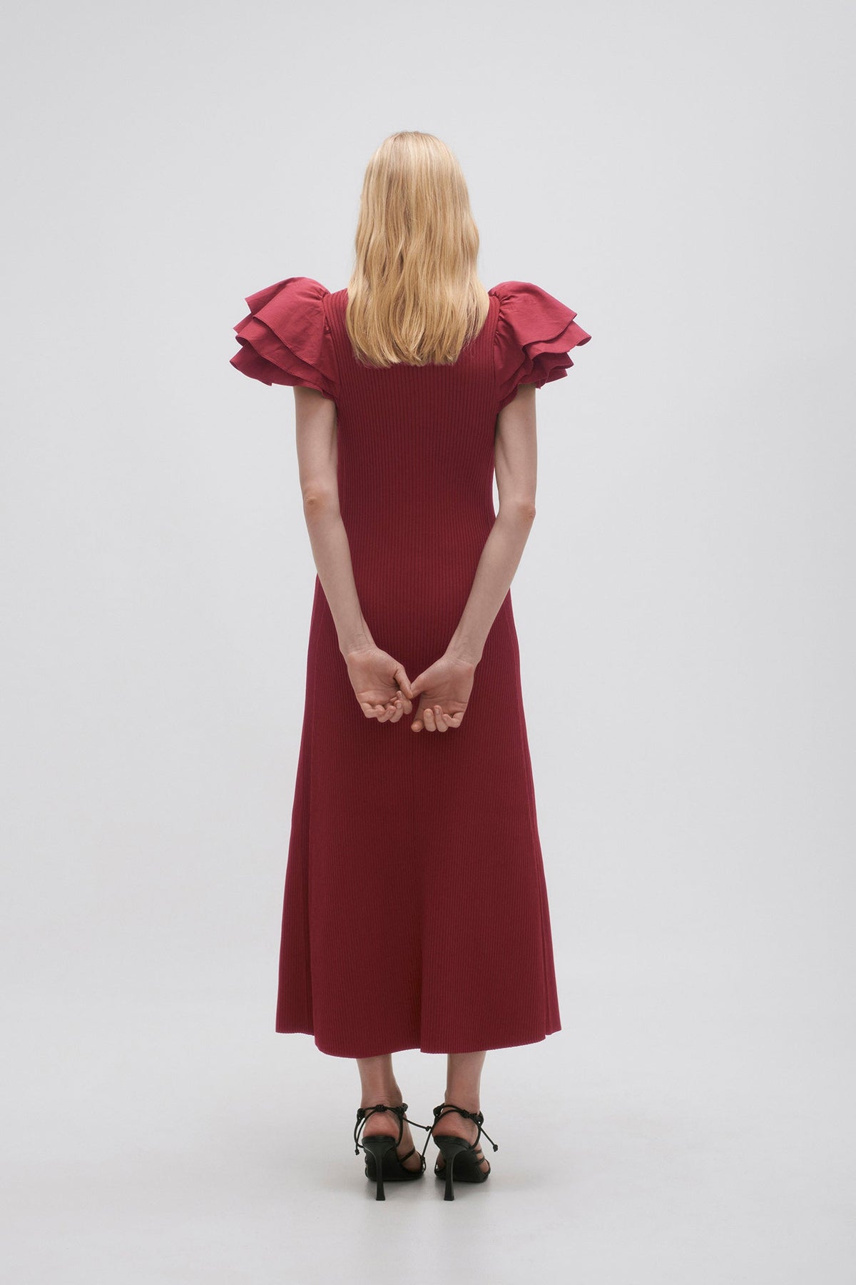 Women Questa Puff Midi Dress | Aje
