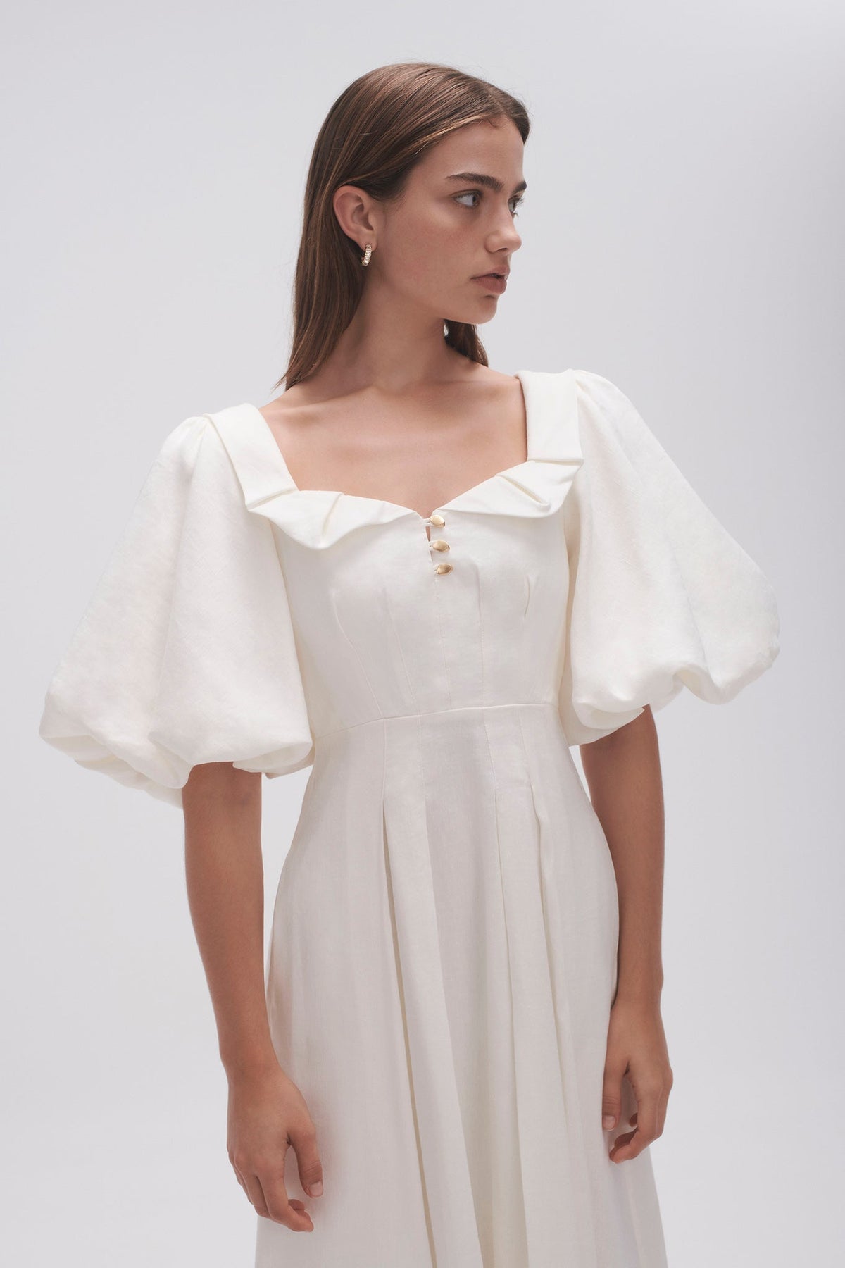 Women Jessica Frill Midi Dress | Aje